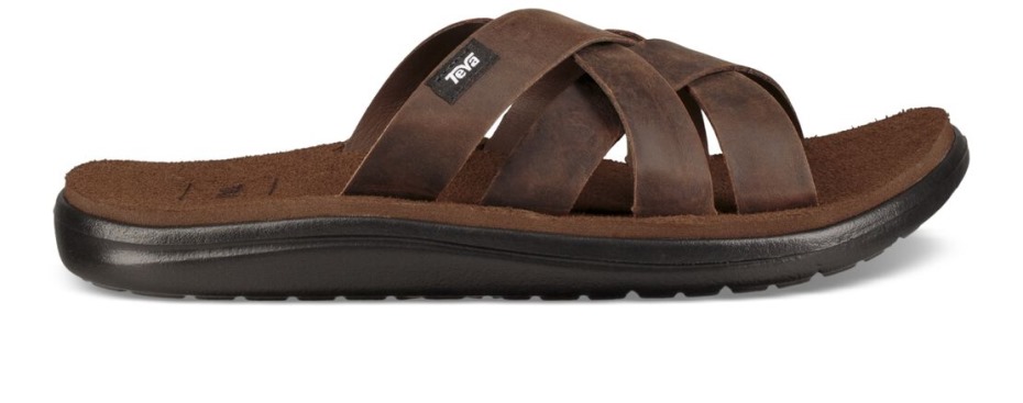 Voya Slide Teva Karaffe Aus Leder